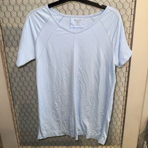 Athleta Light Blue Short Sleeve Tee